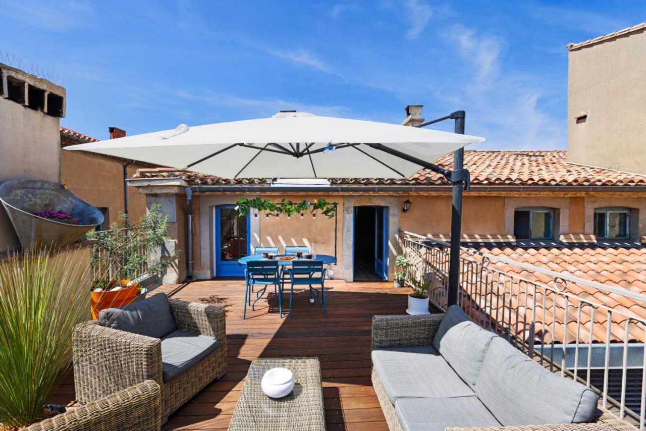 Апартаменты La Terrasse Tapaja Vue Conciergeriedamecarcas Каркассон Экстерьер фото